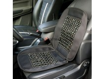 Woonded beaded car seat cover
