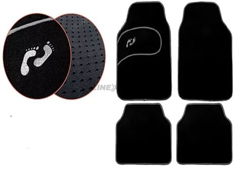 [03.00097CZ] Jg de tapetes pés cinza