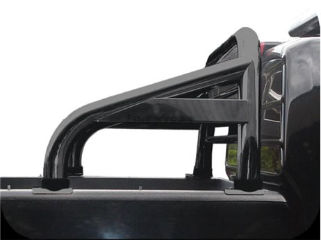 [50.OC2 109] Roll-Bar C/Prot. Vidro Preto 63Mm Isuzu D-Max