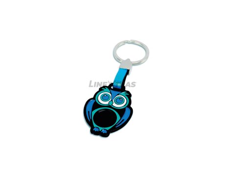 [04.LLA09001] Porta-Chaves Buho Azul