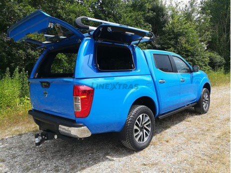 Hard-Top Travail Nissan Navara NP300 D23 CD Avec des Portes Latérales Linextras