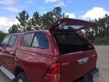 Hard-Top Toyota Hilux Revo 2016+ CD Avec Fenêtre Linextras
