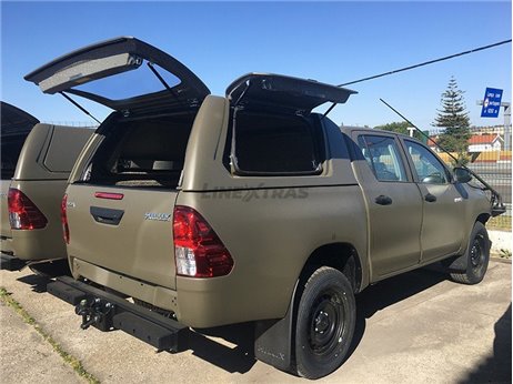 Hard-Top Trabalho Toyota Hilux Revo CD 2016+ C/ Portas Linextras Hard-Top Trabalho Toyota Hilux Revo CD 2016+ C/ Portas Linextras