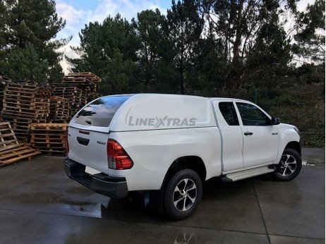 Hard-Top Toyota Hilux Revo 2016+ Extra Cab Sans Fenêtre Linextras
