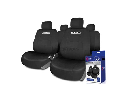 [27.SPCS402BK] Kit 402 Fundas Asientos Negras