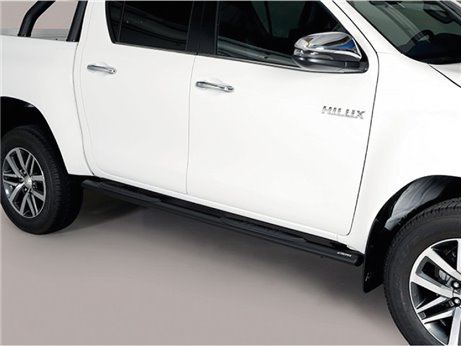 [54.TV3 28/P] ESTRIBERAS OVAL NEGRO D/C TOYOTA HILUX ROCCO 2020