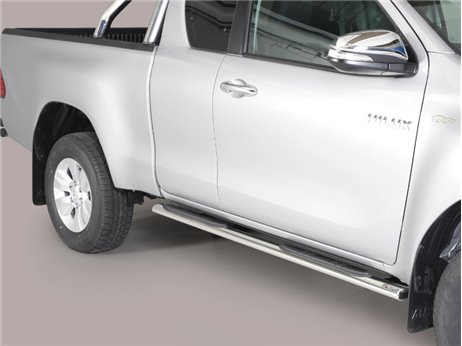 [54.TV3 31/I] ESTRIBOS OVAL INOX C/E TOYOTA HILUX ROCCO 2020