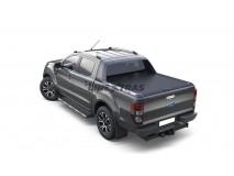 [41.FR5 FRD659205RW] Aluminio negro Top-Roll Ford Ranger Wiltrack D / Cab