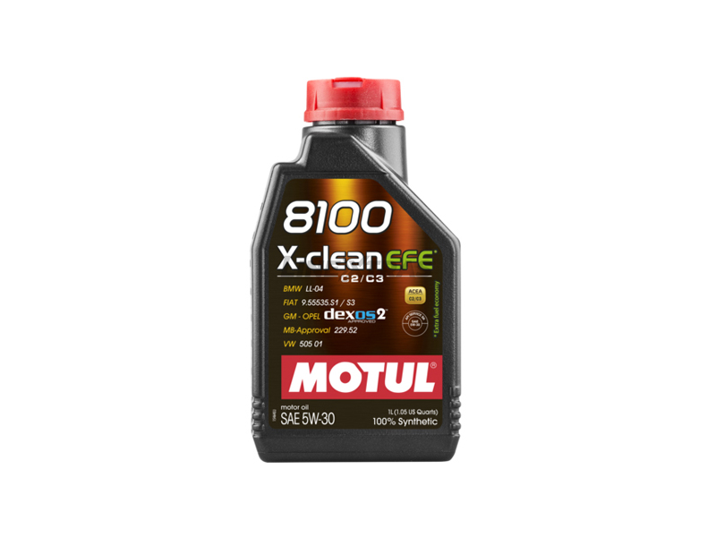 OLEO 8100 X-CLEAN EFE C2/C3 5W30 1Lt  AUTO MOTUL