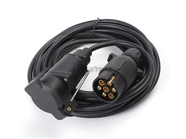 Extension cable for trailer 5m 12v Male/Female 7Pin