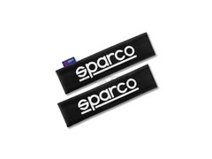 Set of 2 Sparco belt pads Black