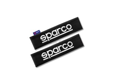 Set of 2 Sparco belt pads Black