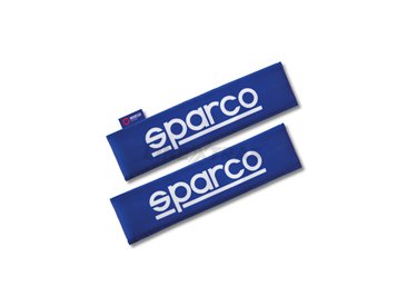 Set of 2 Sparco belt pads Blue