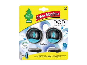 [05.AM129006] POP AIR FRESHENERS DOUBLE  - OCEAN -ARBRE MAGIQUE