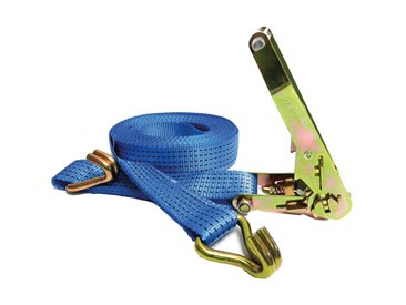 STRAP 2000kg, WITH HOOK AND RATCHET 38mm x 8m