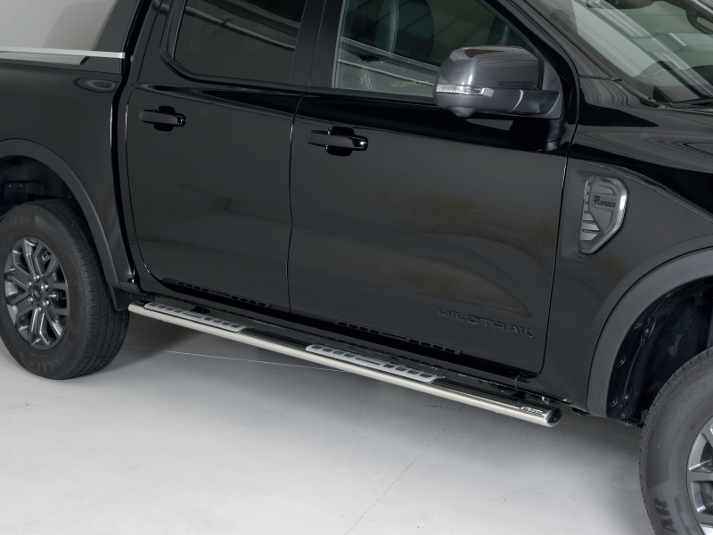 MARCHE PIEDS INOX AV/PLATE ALUM. D/ CAB RANGER 2023
