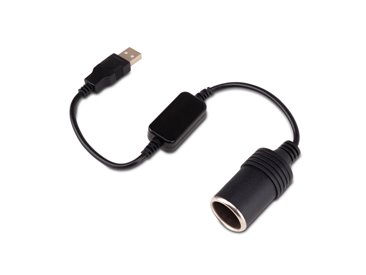 USB CONVERTER 5V-12V, MAX 8W FOR CIGARETTE LIGHTER