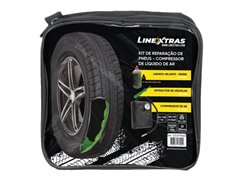TIRE REPAIR KIT WITH COMPRESSOR
