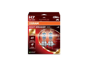 OSRAM H7 NIGHT BREAKER 220 LAMP KIT