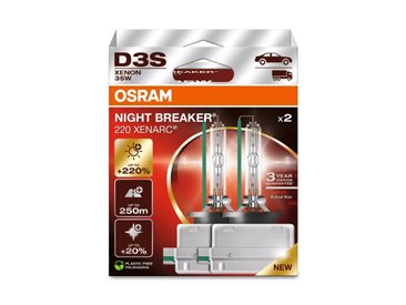 [06.66340XN2-2HB] XENARC NIGHT BREAKER 220 D3S KIT DE LAMPES OSRAM