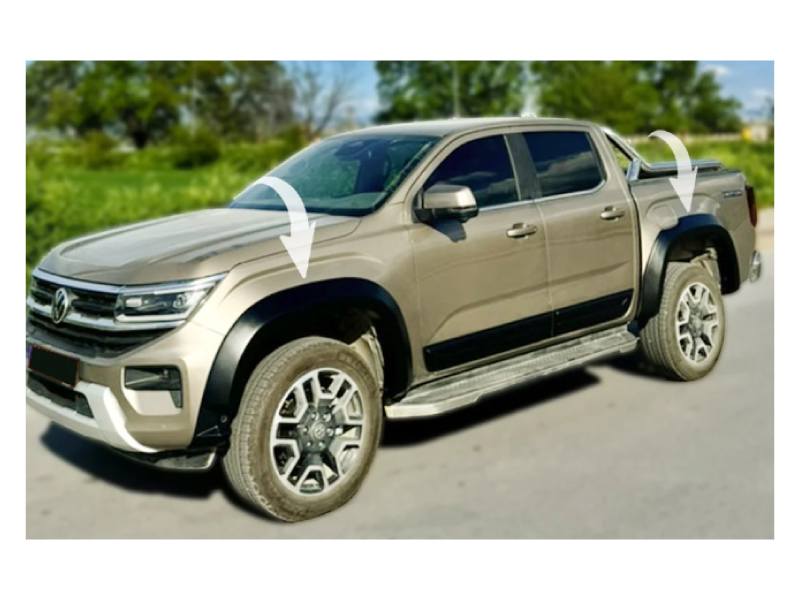 VW AMAROK 2023+ C/D FENDER FLARES CITY