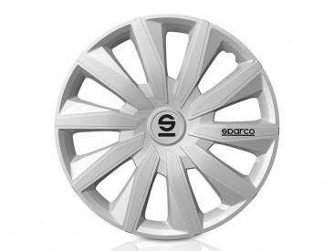 TAMPÕES SPARCO MILANO PRATEADO 15''