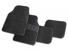 KIT 4 TAPIS UNIVERSELS EN CAOUTCHOUC + TAPIS CAPRI