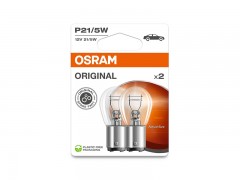 LÁMPARAS OSRAM BAY15D 12V 21/5W (P21/5W) (BL 2)