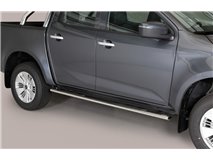 MARCHEPIEDS OVALE EN INOX C/D ISUZU D-MAX 2024+