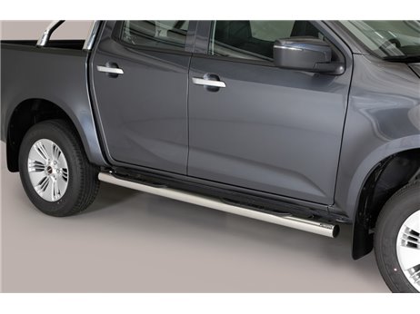 ESTRIBOS TUBO INOX C/D ISUZU D-MAX 2024+