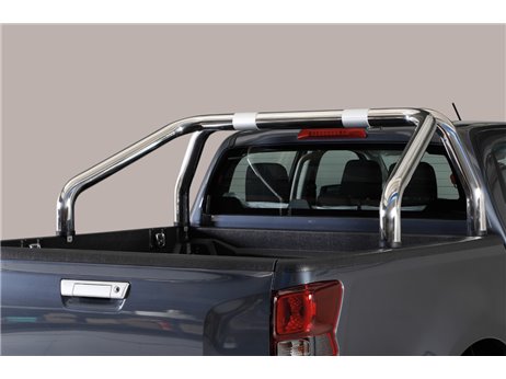 DOUBLE STAINLESS STEEL ROLL-BAR ISUZU D-MAX 2024+ C/D C/E