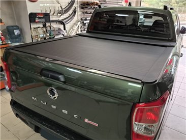 [53.KGM 530EVO] TOP-ROLL LINE BLACK KGM MUSSO 2024 C/D LONG BED