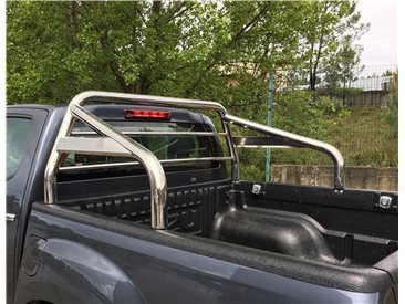 [50.OC6 109/I] ARCEAU DE SÉCURITÉ AVEC PROTECTION VERRE EN ACIER INOXYDABLE 63MM ISUZU D-MAX 2024+