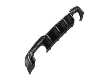 [62.DIFAU0146] DIFUSOR TRAS AUDI S3 SEDAN 8V 2016-2020 PRETO