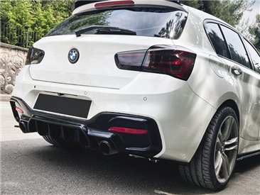 DIFUSOR TRAS BMW SERIE 1 F20/F21 2015-2019 M PRETO