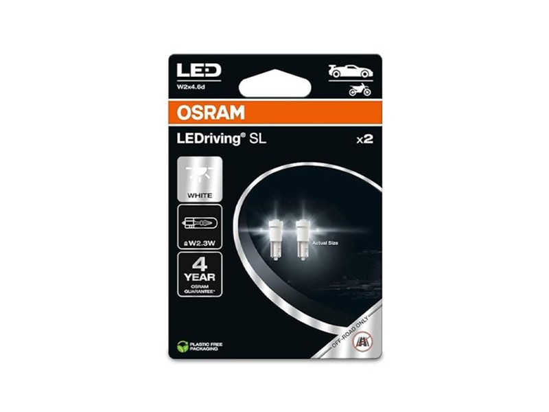 LEDRIVING LAMPS W2. 3W 12V W2X4. 6D5X OSRAM 2UN