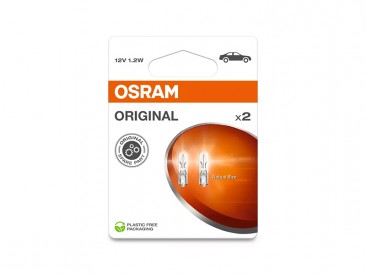LÁMPARAS OSRAM W 1,2 W (T5) 12 V 1,2 W (W2X4,6 D) BL2