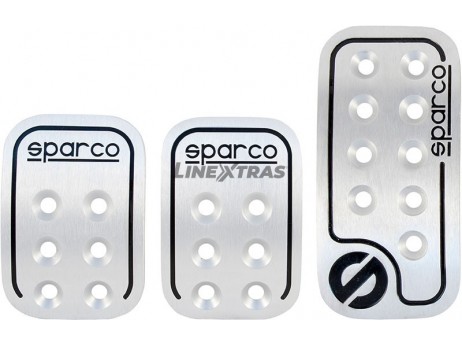 Juego Pedales Racing Sparco Corsa Gris