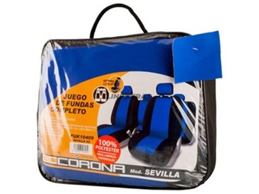 SET COMPLET DE HOUSSES DE SIÈGE AUTO MARANELLO BLEU