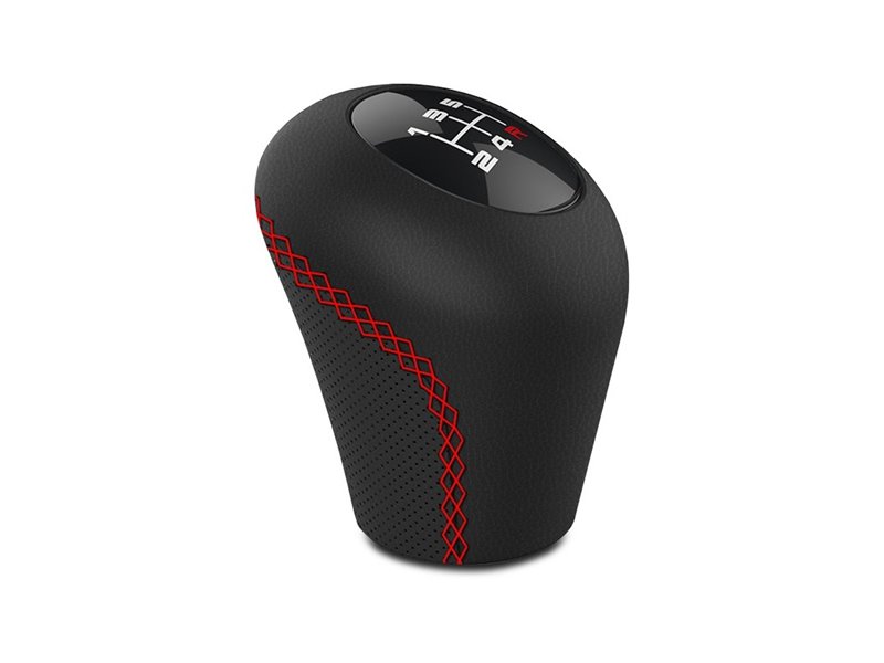 [04.PWPO1003] SPORT GEAR KNOB BLACK/RED