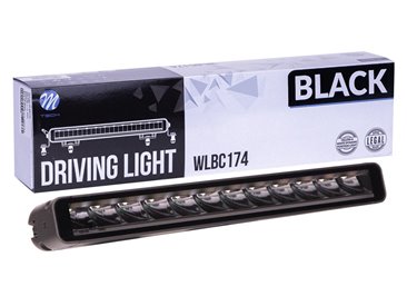 [16.WLBC174] BARRE 12x5W 12-48V 60W NOIRE S (BLANC/JAUNE JOUR)