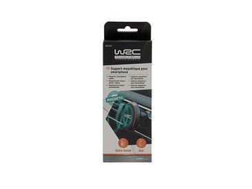 WRC SUPPORT MAGNÉTIQUE POUR SMARTPHONE, FIXATION GRILLE AÉRATION