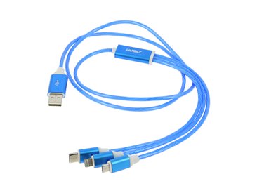 [72.7271] WRC CÂBLE DE CHARGE TÉLÉPHONE UNIVERSEL LED : MICRO-USB