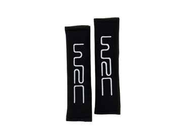 [72.7331] WRC 2 FOURREAUX DE CEINTURE TISSU NOIR BRODÉ ARGENT