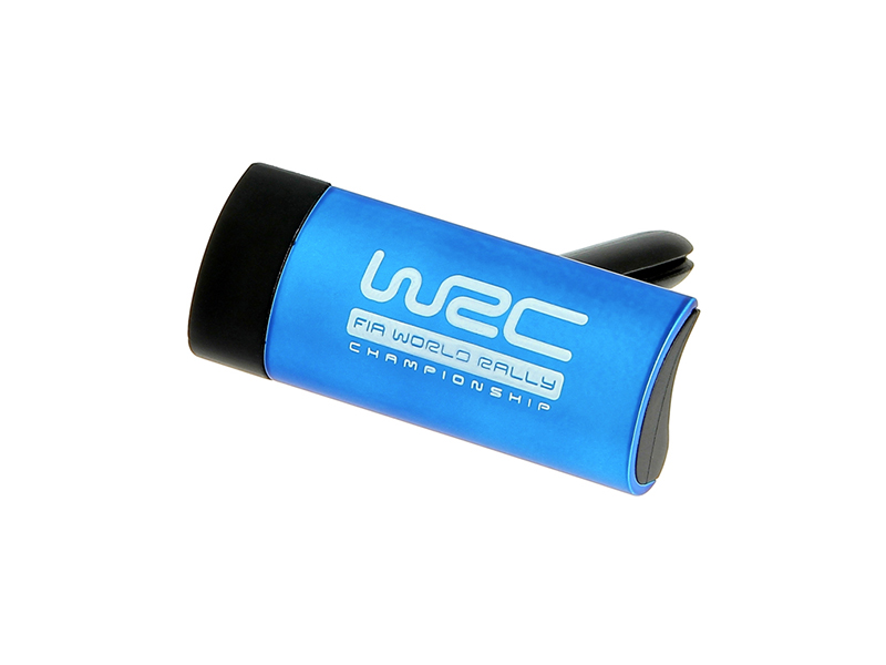 [72.7428] WRC DÉSODORISANT VOITURE BARRETTE EFFET MÉTAL SENTEUR SPORT