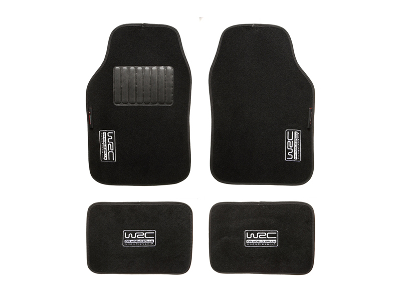 [72.7434] WRC 4 BLACK CARPET MATS