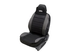 [72.7591] WRC COUVRE-SIÈGE UNIVERSEL NOIR SURPIQÛRE ROUGE LOOK SPORT 54X125CM