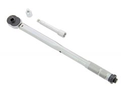 [72.8522] CLÉ DYNAMO MICHELIN 1/2" 40-210NM. COFFRET AVEC BARRE D'EXTENSION ET ADAPTATEUR