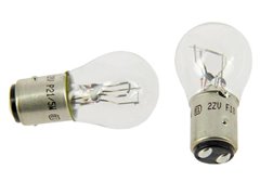 [72.8781] MICHELIN 2 AMPOULES POUR VEILLEUSE ET FEU STOP POIRETTES P21/5W