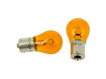 [72.8783] MICHELIN 2 AMPOULES POUR CLIGNOTANTS POIRETTES AMBRÉES PY21W 12V